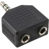 Goobay Perėjimas 3.5mm kištukas stereo 2x3.5mm lizdai