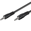 Kabelis Goobay Jack 3.5mm - Jack 3.5mm 2.5m juoda (50019)