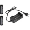 Blackmoon LC5 įkroviklio rinkinys su 2 18650 6000mAh baterijomis