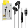 Blavec ausinės to ear BHS-01 su mikrofonu Type C (DAC) (BHS01-B) juodos spalvos