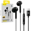 Blavec ausinės to ear BHS-02 su mikrofonu Type C (DAC) (BHS02-B) juodos spalvos