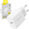 Blavec Wall charger BC-14 GaN4 – Type C – PD QC 30W 3A (TCBC14G4-CW303A) baltas