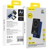 „Blavec“ išorinė baterija 5000mAh BJ-03, itin plona, 7,8 mm, C tipo, 22,5 W, magnetinė, „Magsafe 3 in 1“ (PBBJ03-MC5N), tamsiai mėlyna, aliuminio