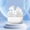 Blavec ausinės Bluetooth TWS BW-02 Carbon (BW02-W) baltos spalvos
