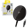Blavec belaidis įkroviklis BQI-03 Qi2 15W magnetic Magsafe (BQI03-QI2MB) juodos spalvos