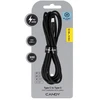 Blavec kabelis Candy braided – Type C į Type C – PD 60W 3A 3 metrai (CCA-CC3B30) juodos spalvos