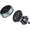Blavec Car holder BHC-05 Qi2.2 25W magnetically detachable with induction charging and active cooling to airvent (BHC05-MWIB) juodas