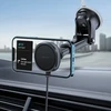 Blavec Car holder BHC-06A 15W magnetic with induction charging and active cooling to windshield and dashboard (BHC06A-MWIB) juodas