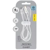 Blavec kabelis Candy braided - Type C į Type C - PD 60W 3A 2 metrai (CCA-CC3W20) baltos spalvos