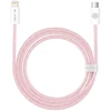 Blavec kabelis Candy braided – Type C į Lightning – PD 20W 2,4A 3 metrai (CCA-CL24P30) rožinės spalvos