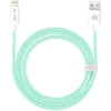 Blavec kabelis Candy braided – USB į Lightning – 2,4A 3 metrai (CCA-UL24GN30) žalios spalvos