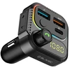 Blavec FM moduliatorius Flash TR-01 MP3, Bluetooth - 2xUSB + Type C - PD 36W QC3.0 18W (TFMFTR01-B) juodos spalvos