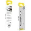Blavec pasyvus rašiklis Pen Stylus BPS-01 universalus 3in1 (BPS01-UW) baltos spalvos