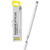 Blavec pasyvus rašiklis Pen Stylus BPS-02 universalus 2in1 (BPS02-UW) baltos spalvos