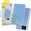 Blavec Power Bank 10000mAh BJ-03 Slim 13,5mm – Typ C – 22,5W magnetyczny indukcyjny Magsafe 3 w 1 (PBBJ03-MC10LB) Šviesiai mėlynas aliuminio