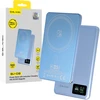Blavec Power Bank 5000mAh BJ-03 Ultra Slim 7,8mm – Typ C – 22,5W magnetyczny indukcyjny Magsafe 3 w 1 (PBBJ03-MC5LB) Šviesiai mėlynas aliuminio