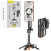 Blavec Selfie Stick Aliuminio Coco PRO Mini P-01 Magsafe Auto pop quadripod + remote control + holder 0,48 metra (SSCPMP01-MQHB048) juodas