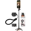Blavec Selfie Stick Aliuminio Coco PRO Mini P-01 Magsafe Auto pop quadripod + remote control + holder 0,48 metra (SSCPMP01-MQHB048) juodas