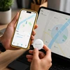Blavec GPS sekimo įtaisas „Tracker“ BTG-03 – „Bluetooth Dual“ skirtas „Apple“ ir „Android“ (BTBTG03-W4), baltas – 4 vnt.