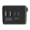 Blitzwolf BW-TA1 4 viename kelioninis adapteris su 2 USB + C + PD 20W