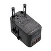 „Blitzwolf BW-TA2 5-in-1“ kelioninis adapteris su 2 USB PD + 2 C QC + C GaN 100W