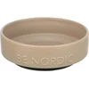 Trixie BE NORDIC dubenėlis, keraminis/guminis, 0,5 l/ø 16 cm, pilkšvai rudas