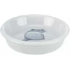 Trixie Bowl, katėms, pilkai, keramikos, 0,25l / 13cm, su katės atspaudu