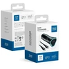 BlueStar Automobilinis įkroviklis Blue Star USB C QC3.0 PD AFC 3A 20W + laidas USB C į USB C juodas