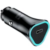 BlueStar Įkroviklis automobilinis Blue Star (1xUSB-C; QC 3.0; 20W) juodas