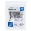 BlueStar Blue Star PJ-COZ413 self-adhesive cable tie with Velcro- pilka (10 pcs.)