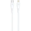 BlueStar USB C į Lightning kabelis, mėlynas, žvaigždės formos, 3A, 27W, 1 m, PJ-DQ2-C, baltas