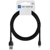 BlueStar USB A į Micro USB laidas Blue Star 2A ECO 1 m PJ68-23-2 juodas