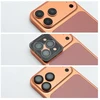 BlueStar Grūdinto stiklo kameros objektyvo apsauga iPhone 16 PRO / 16 PRO MAX, mėlyna, žvaigždė, lengvai montuojama, juoda