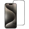 BlueStar Grūdintas stiklas iPhone 15 PRO (pilnai klijuojamas) Blue Star 5D juodas