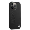 Apple iPhone 13 Pro Max BMW dėklas Signature Logo Imprint (BMHCP13XSLLBK) juodos spalvos