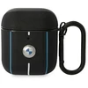 BMW Leather Color Lines Dėklas AirPods 1 / 2 - Juodas