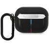 Apple AirPods Pro BMW Leather Curved Line (BMAP22PVTK) ausinių dėklas juodos spalvos