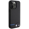 BMW Leather Carbon Apple iPhone 15 Pro Max - dėklas telefonui juodos spalvos