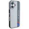 BMW IML Motorsport Vertical Stripe Apple iPhone 16 dėklas telefonui pilkos spalvos