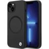 Apple iPhone 14 BMW Signature Liquid silikoninis dėklas MagSafe (BMHMP14SSILBK2) juodos spalvos