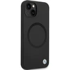 Apple iPhone 14 BMW Signature Liquid silikoninis dėklas MagSafe (BMHMP14SSILBK2) juodos spalvos