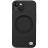 Apple iPhone 14 BMW Signature Liquid silikoninis dėklas MagSafe (BMHMP14SSILBK2) juodos spalvos