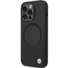 Apple iPhone 14 Pro Max BMW Signature Liquid silikoninis dėklas MagSafe (BMHMP14XSILBK2) juodos spalvos