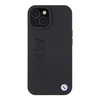 Apple iPhone 15 BMW dėklas Signature Logo Imprint Magsafe (BMHMP15SSLLBK) juodos spalvos