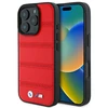 BMW M Perforated And Stitched Line MagSafe case Apple iPhone 16 Pro - dėklas telefonui raudonos spalvos