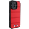 BMW M Perforated And Stitched Line MagSafe case Apple iPhone 16 Pro - dėklas telefonui raudonos spalvos