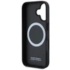 BMW M Perforated Tricolor Line MagSafe Case Apple iPhone 16 Plus - dėklas telefonui juodos spalvos
