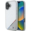 BMW M Carbon Tricolor Line MagSafe Apple iPhone 16 Case - dėklas telefonui pilkos spalvos