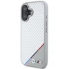 BMW M Carbon Tricolor Line MagSafe Apple iPhone 16 Case - dėklas telefonui pilkos spalvos