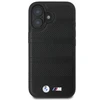 BMW M Perforated And Stitched Line MagSafe case Apple iPhone 16 - dėklas telefonui juodos spalvos